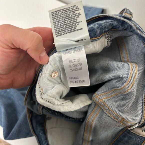 Agolde high rise skinny raw hem jean size 27 - Picture 8 of 8